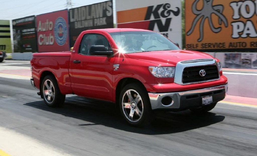 2009 Toyota Tundra TRD Supercharged side