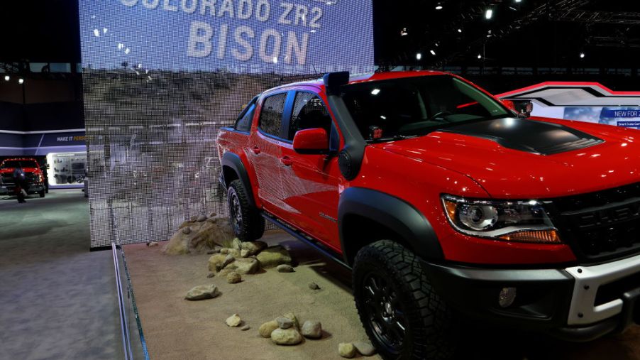 2019 Chevrolet Colorado ZR2 Bison is on display at the 111th Annual Chicago Auto Show