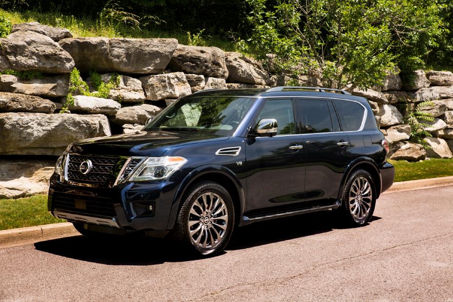 2020 Nissan Armada parked outside