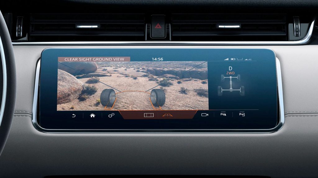 2020 Range Rover Evoque Clear Sight Ground View