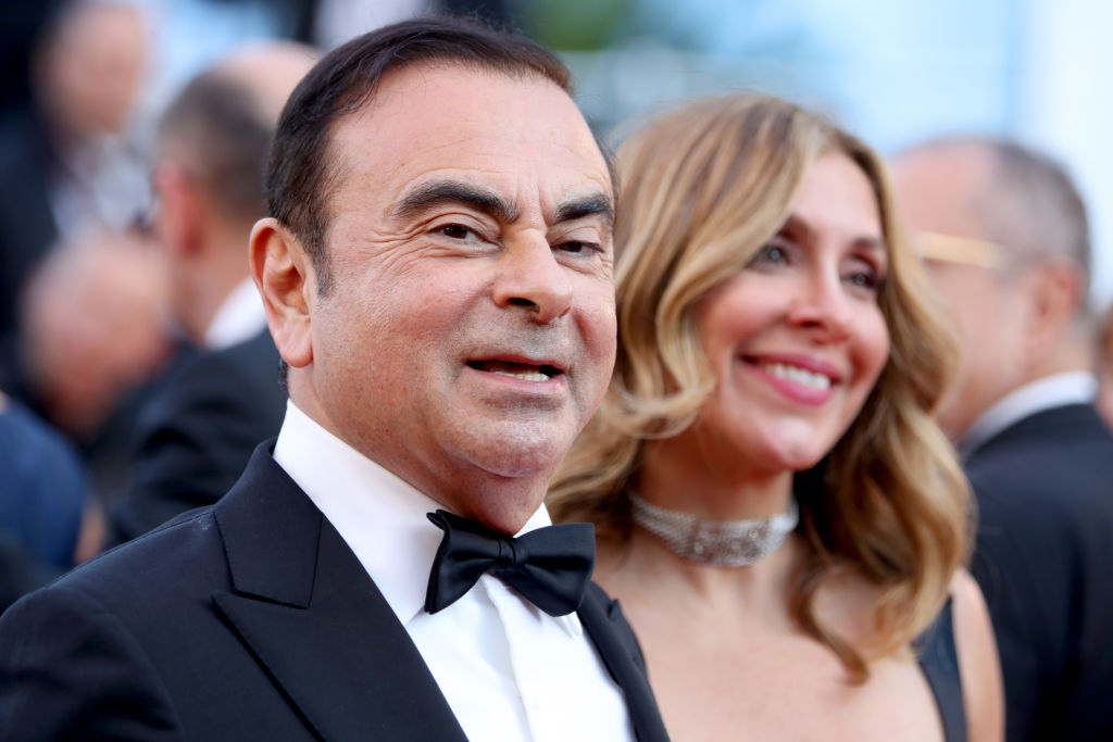 Carlos and Caroline Ghosn at Cannes
