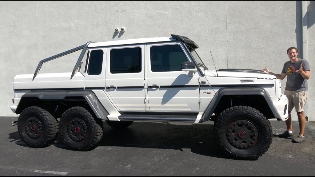 This Insane Six Wheeled Mercedes G Wagen Pickup Cost 1 5 Million