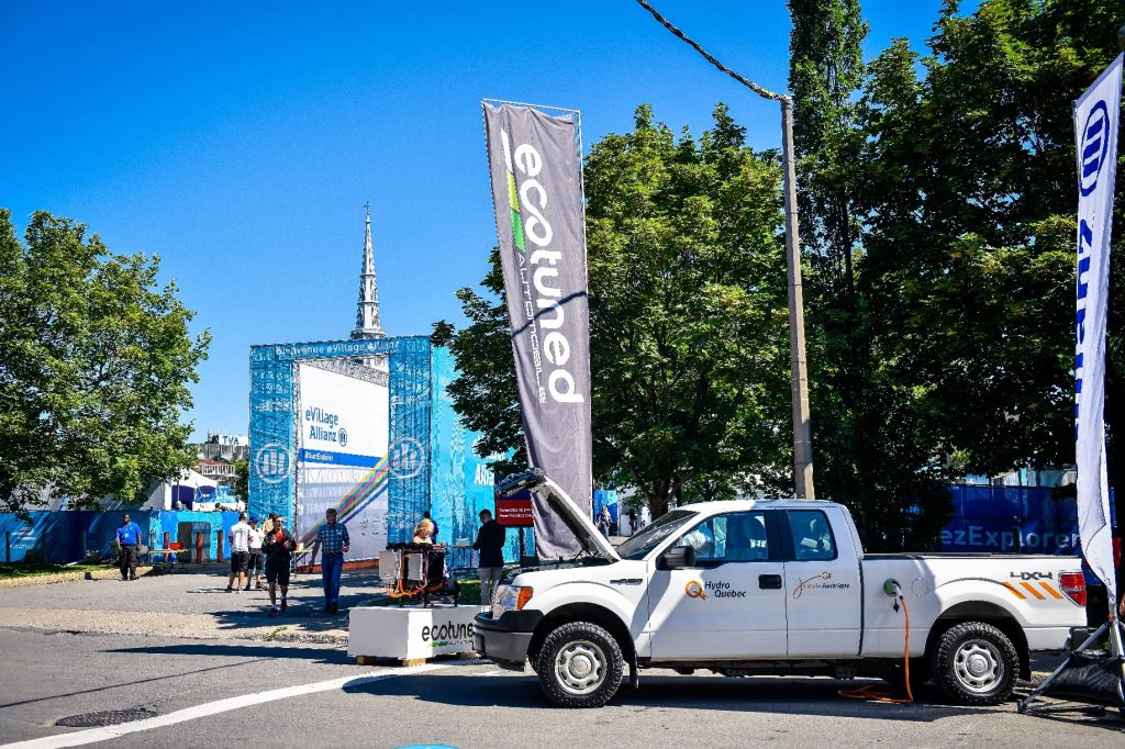 Ecotuned electric Ford F-150 charging