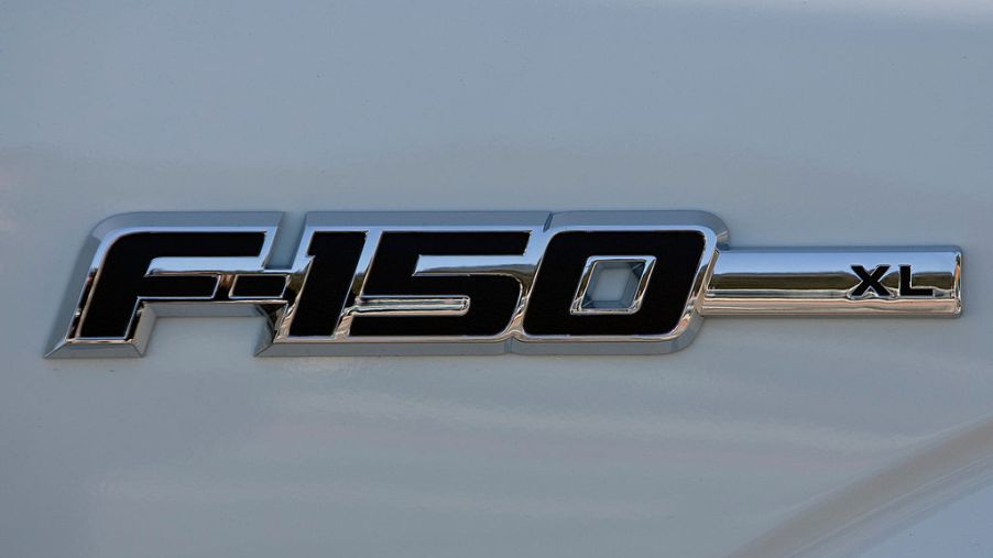 A logo for a Ford F-150 truck