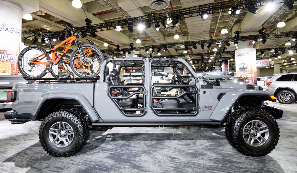 Jeep Gladiator Rubicon seen at the New York International Auto Show
