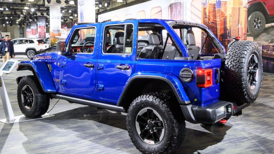 The Jeep Gladiator Rubicon seen at the New York International Auto Show