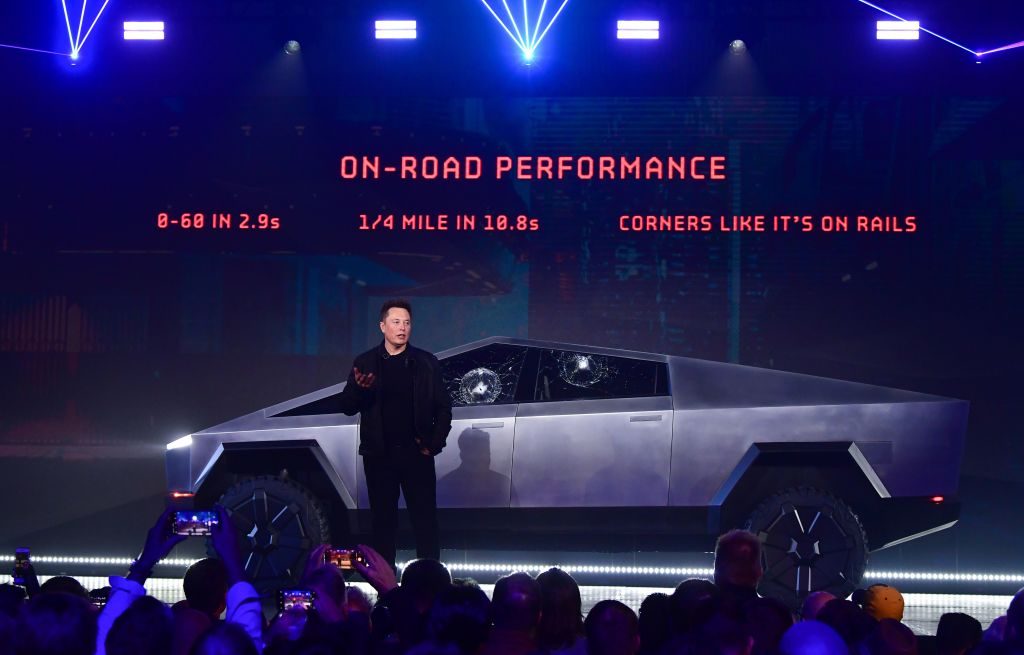 Elon Musk unveils the new Tesla Cybertruck