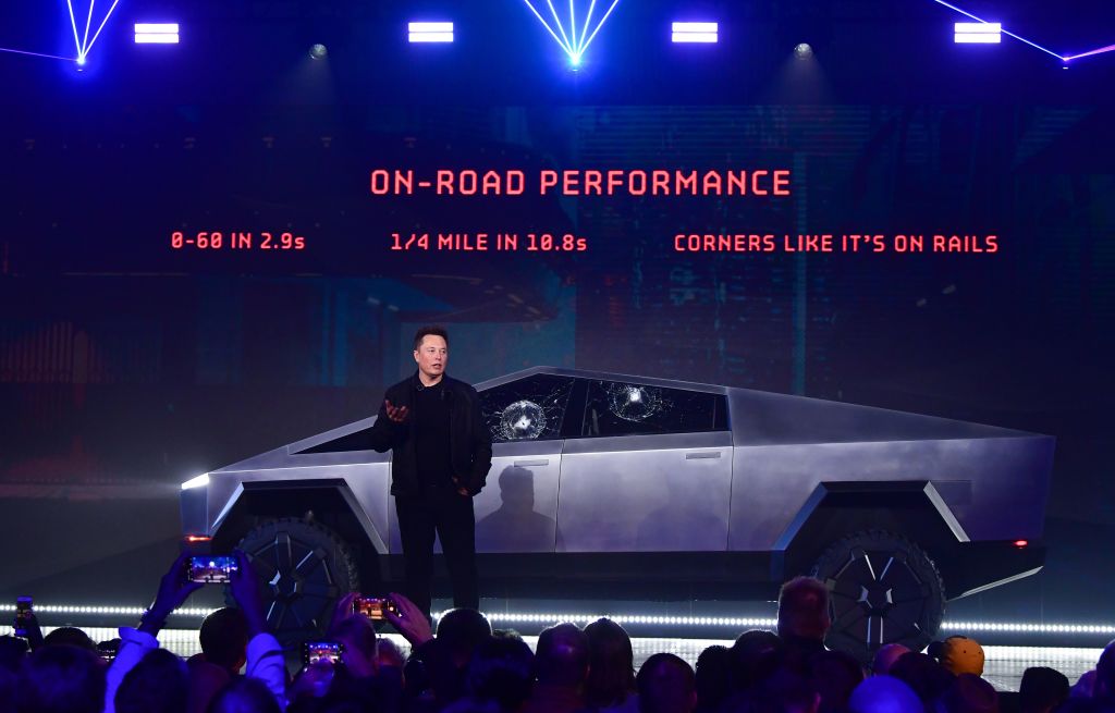 Elon Musk unveils the new Tesla Cybertruck