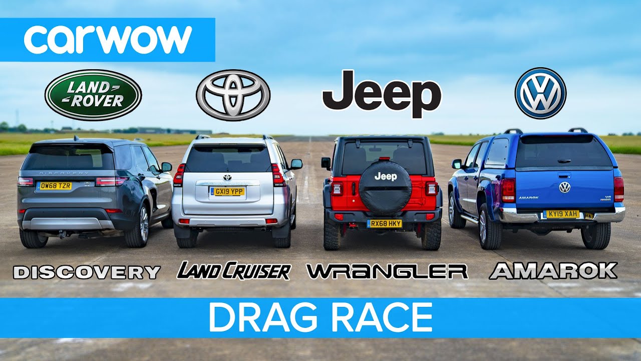 VW Amarok vs. Jeep Wrangler, Toyota Land Cruiser, and Land Rover Discovery