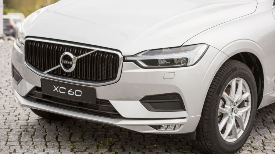 A Volvo XC60 on display