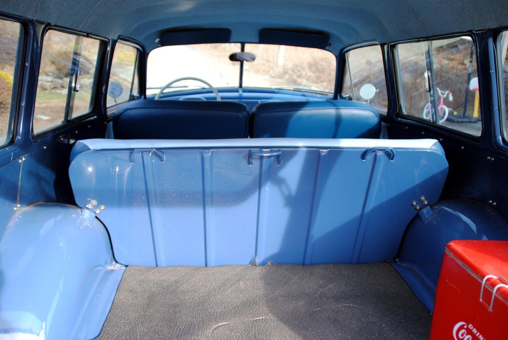 1952 Plymouth Suburban interior and cargo area