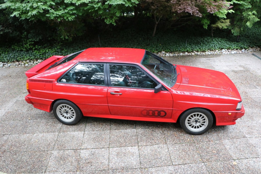 1985 Audi Ur-Quattro overhead