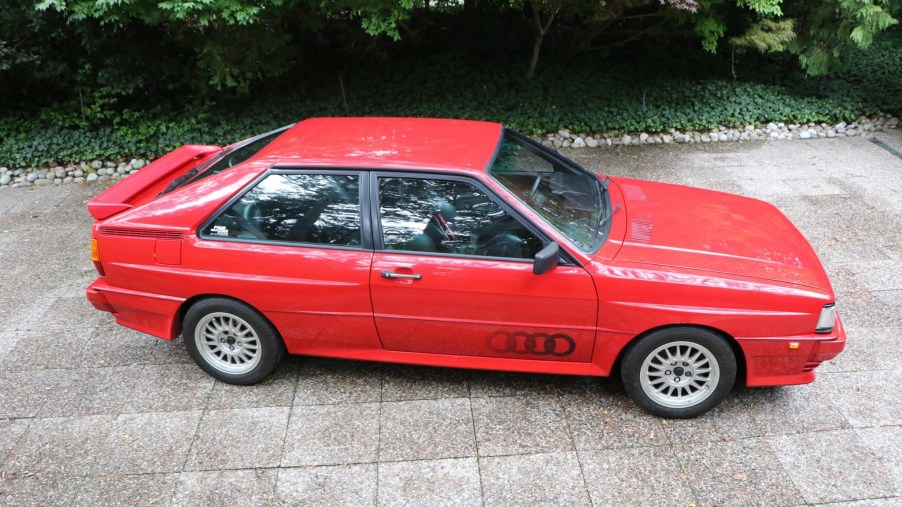1985 Audi Ur-Quattro overhead