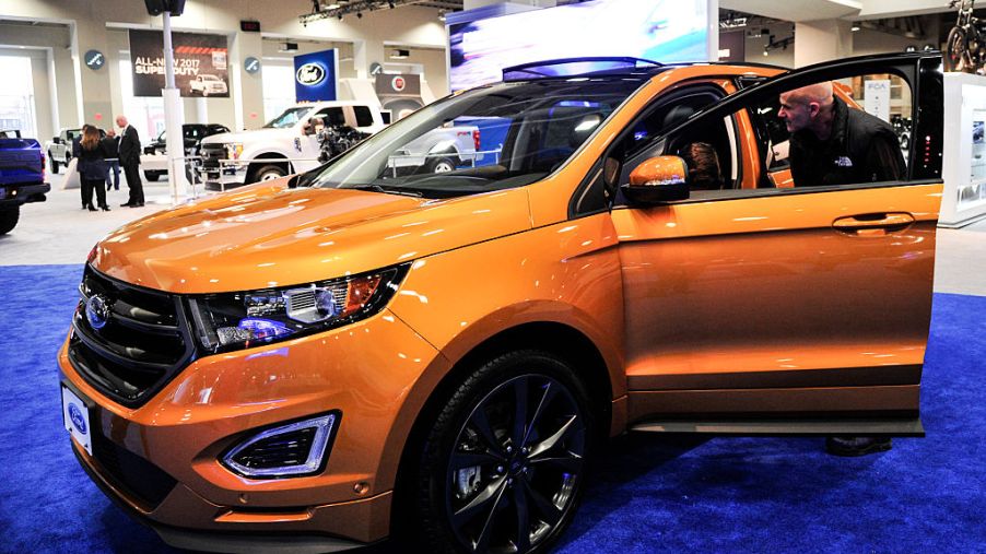 The 2016 Ford Escape at the Washington Auto Show