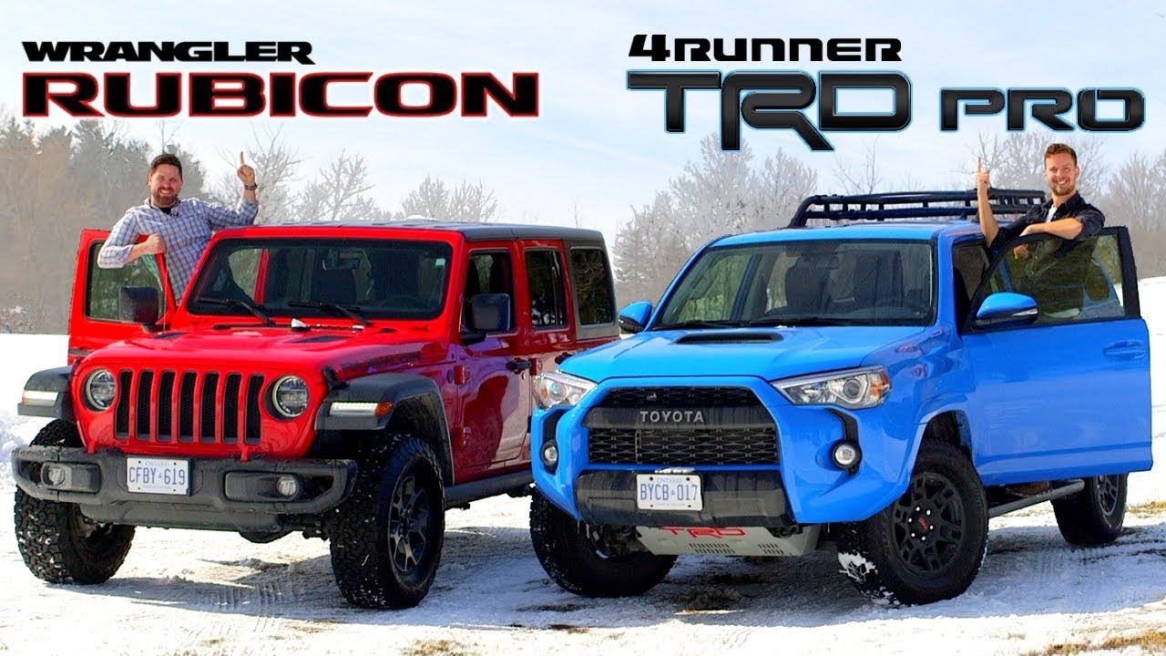 2019 Toyota 4Runner TRD Pro vs. 2019 Jeep Wrangler Rubicon