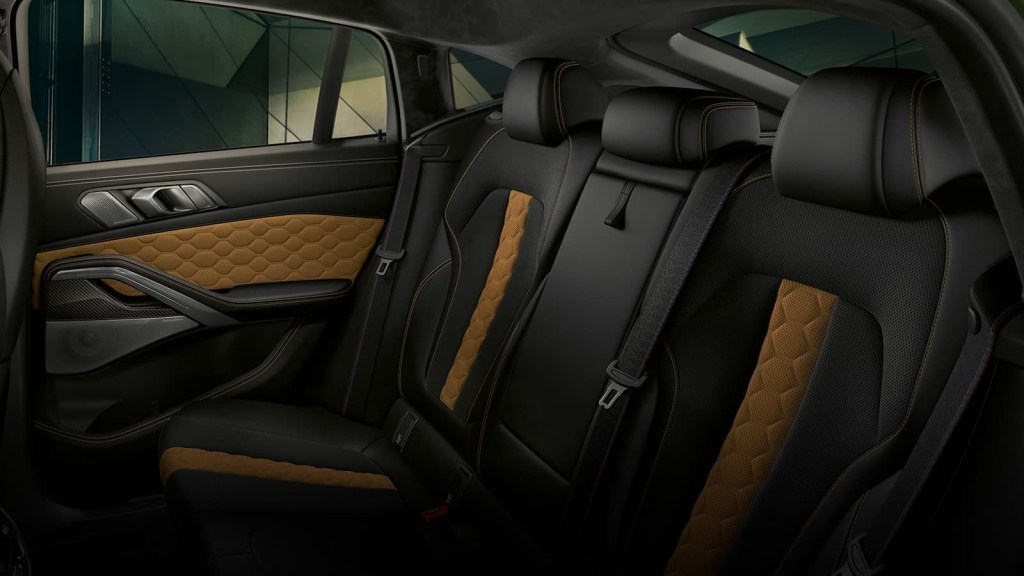 2020 BMW X6 M interior rear