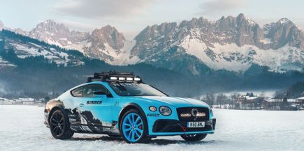 Arctic Bomber 2020 Bentley Continental GT Ready For Ice Racing
