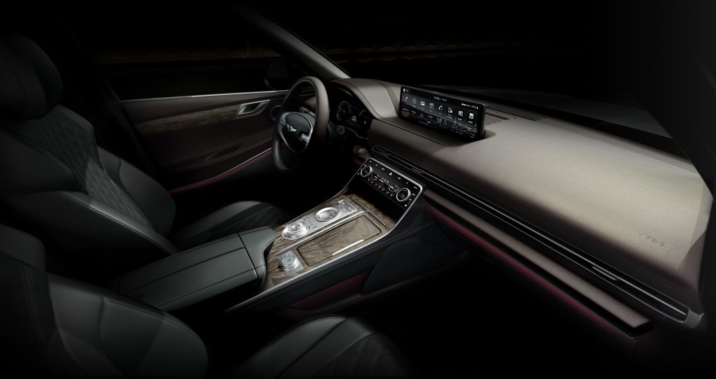 2020 Genesis GV80 interior