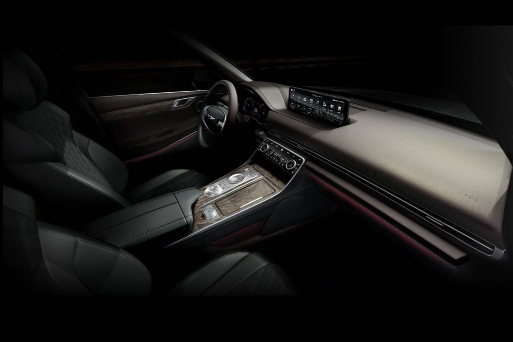 2021 Genesis GV80 interior