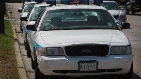 Ford Crown Victoria used in Chicago as Police Interceptor models.