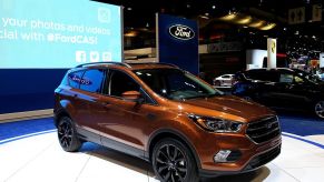 The Ford Escape on display at the Chicago Auto Show