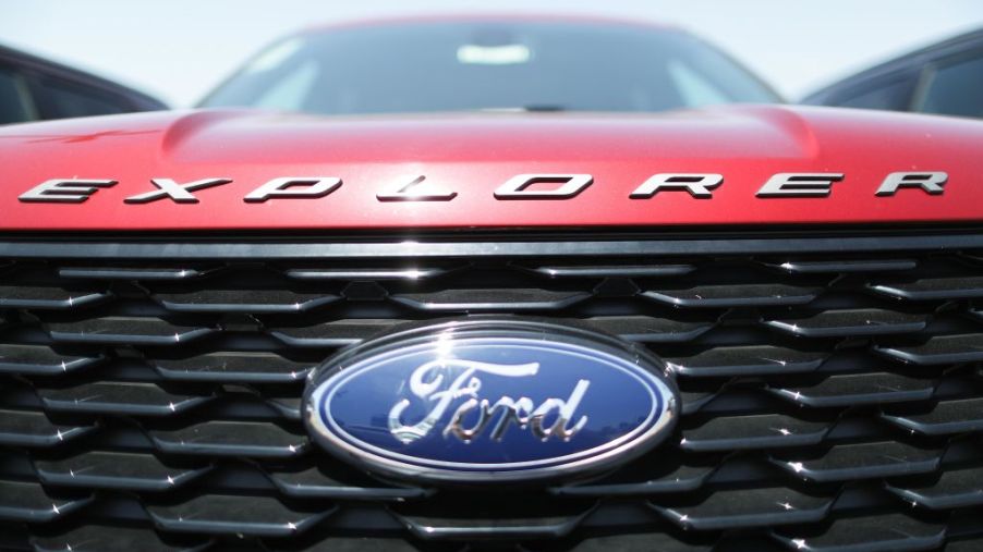 Ford's premiere three-row SUV, the Ford Explorer