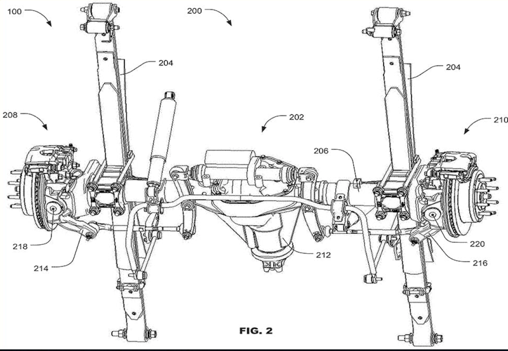 Ford four-wheel steering patent | Ford-0