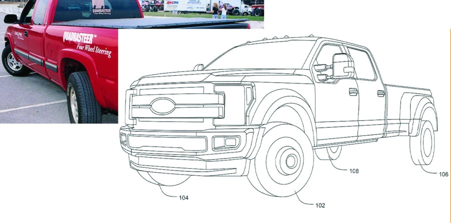 Ford four-wheel steering patent | Ford-0