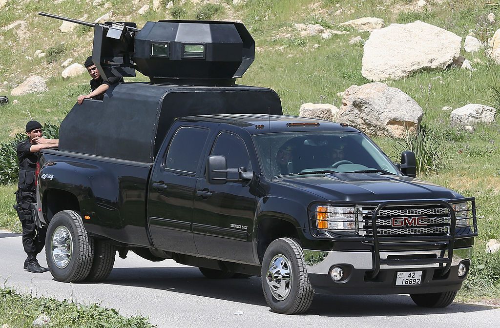 Truck Mounted Machine Gun