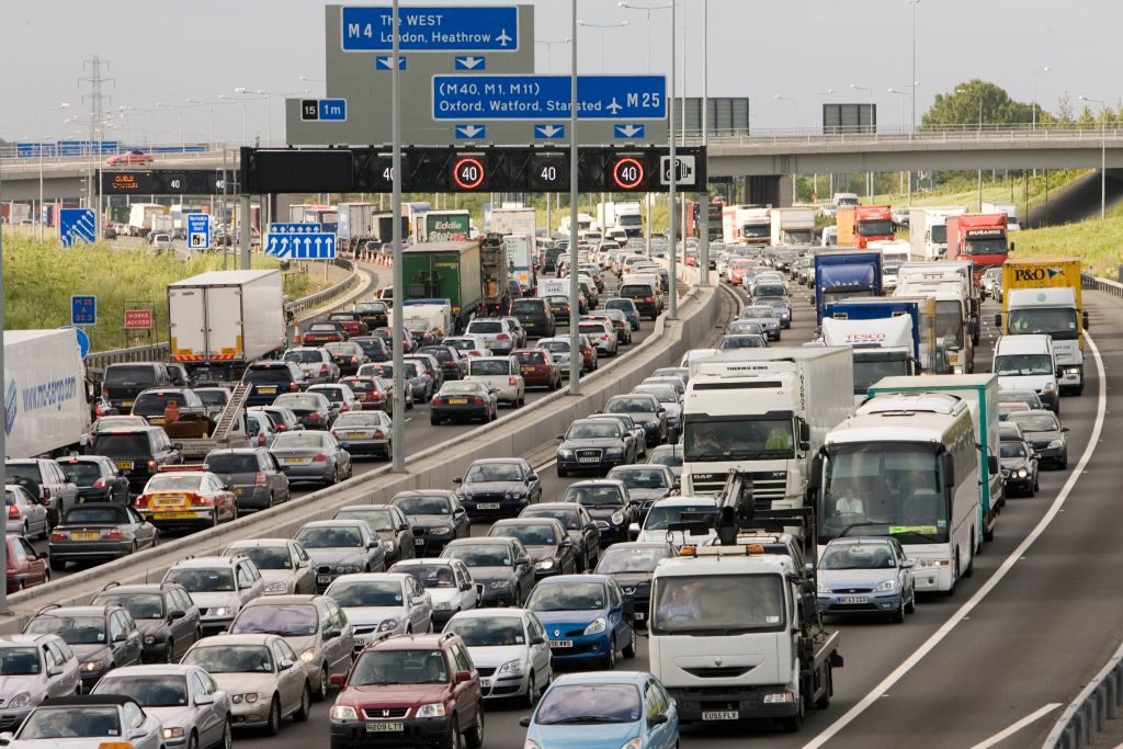 A gridlock city highway traffic jam shows why diesel regulations may be more important than ever before