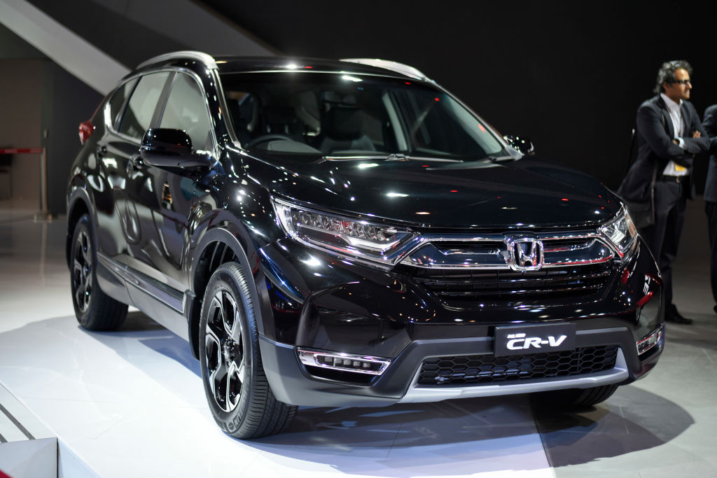 2018 Honda CR-V unveiled during the Auto Expo 2018 Motor Show