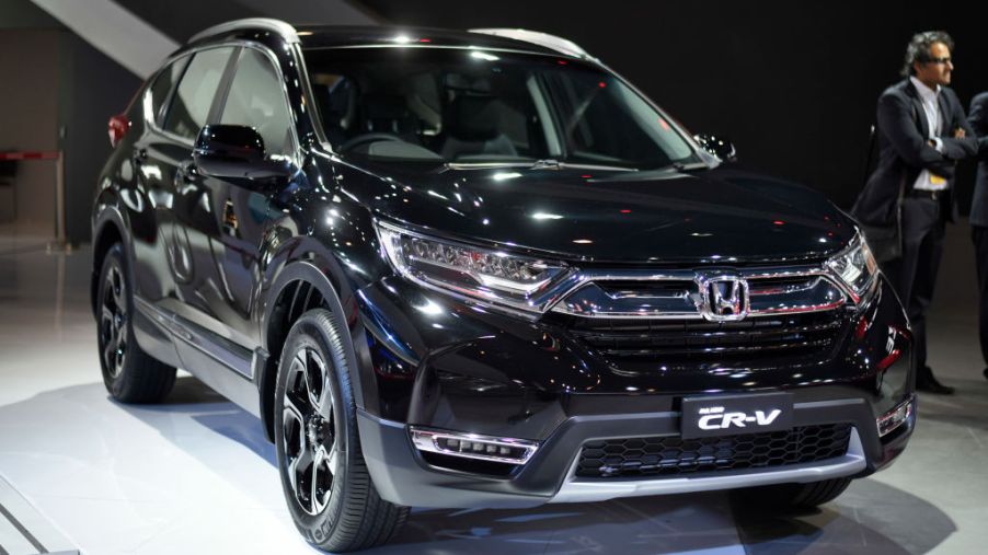 2018 Honda CR-V unveiled during the Auto Expo 2018 Motor Show