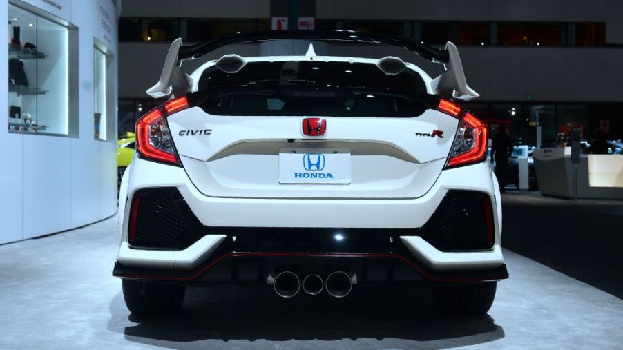 The Honda Civic on display at Automobility LA