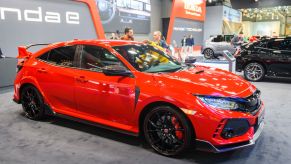 The Honda Civic Type-R at the Brussels Expo