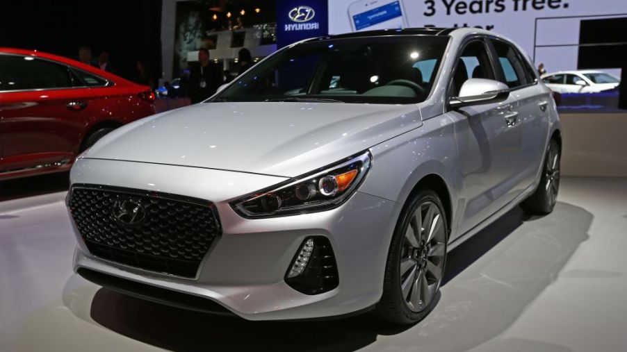 The Hyundai Elantra at the New York International Auto Show