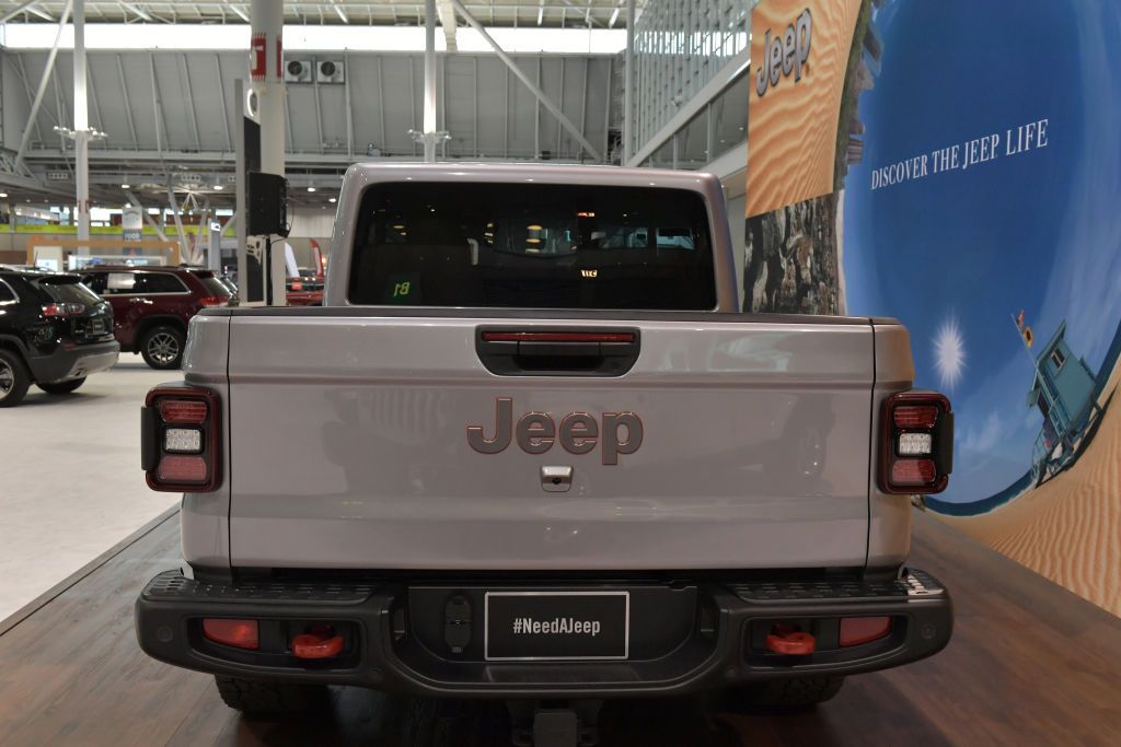 The 2020 Jeep Gladiator at the 2019 New England International Auto Show