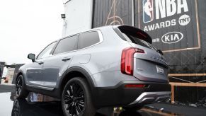 A Kia Telluride on display at an awards show