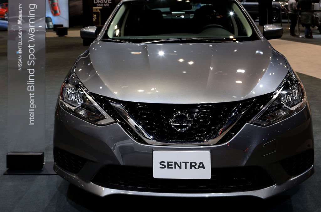 The 2019 Nissan Sentra at the Chicago Auto Show