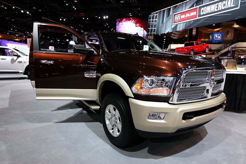 The 2015 RAM 2500 Longhorn on display at the Annual Chicago Auto Show
