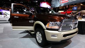 The 2015 RAM 2500 Longhorn on display at the Annual Chicago Auto Show