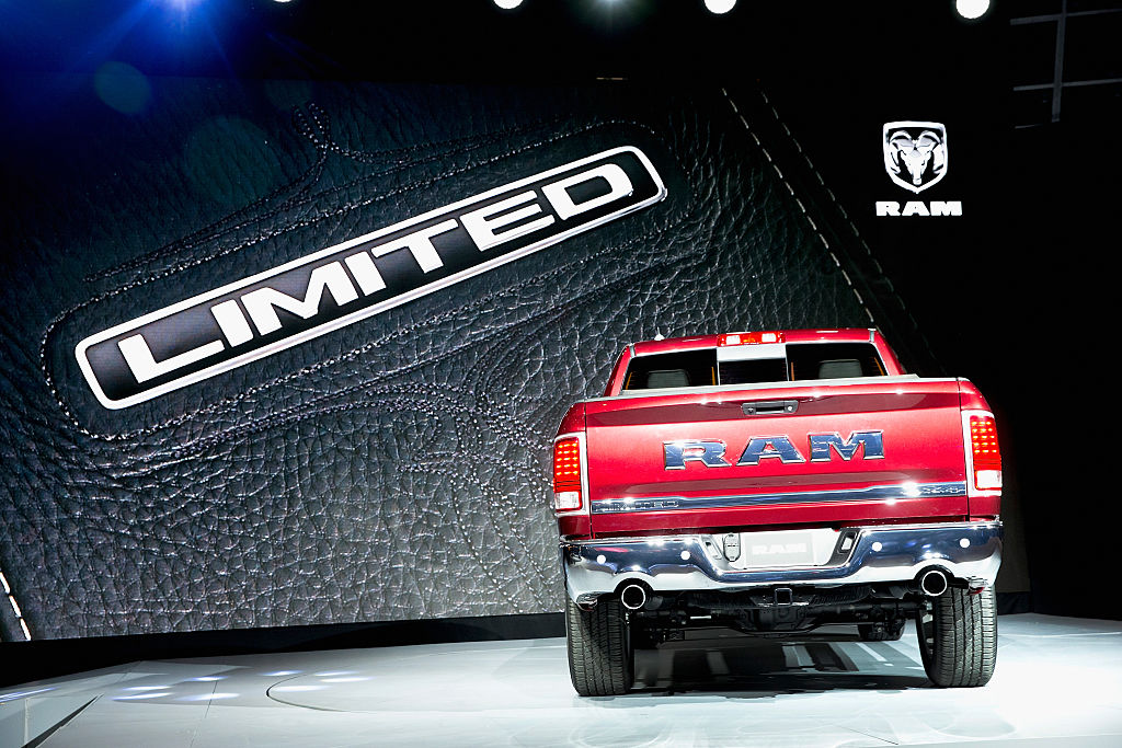 The RAM 1500 on display at the Chicago Auto Show