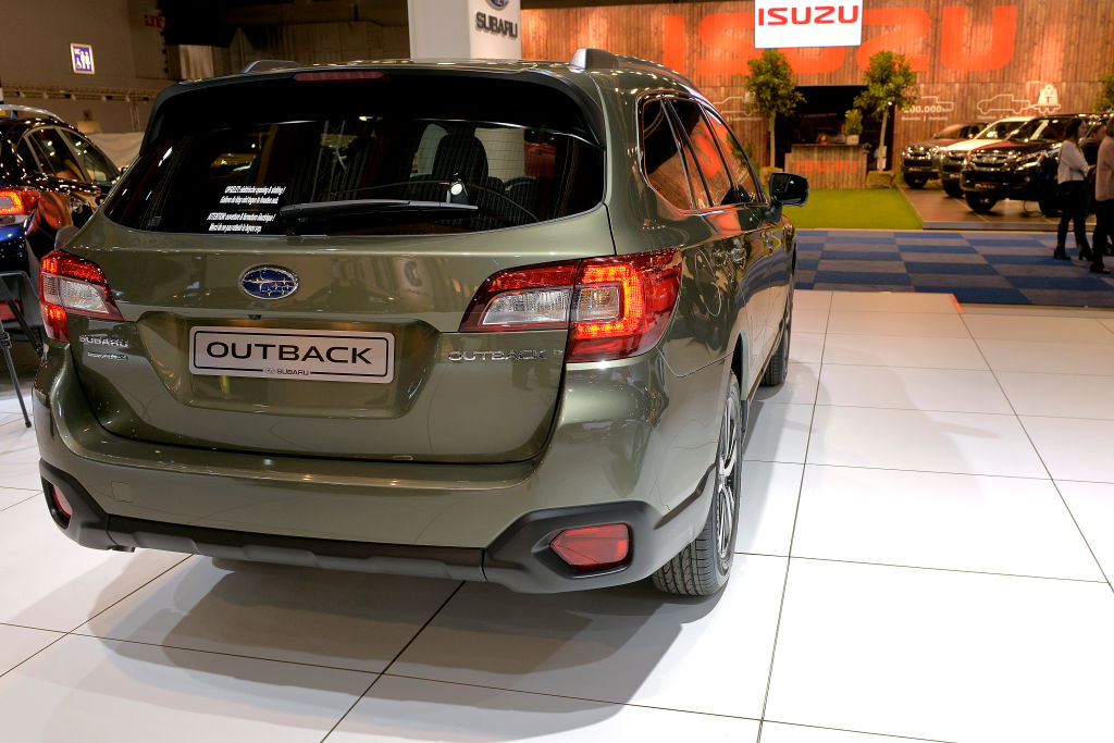 The Subaru Outback at the Brussels Motor Show