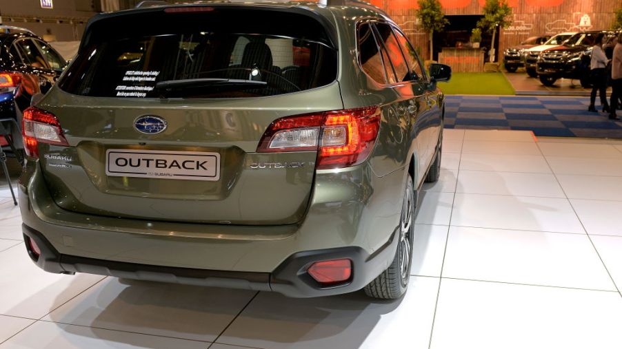 The Subaru Outback at the Brussels Motor Show