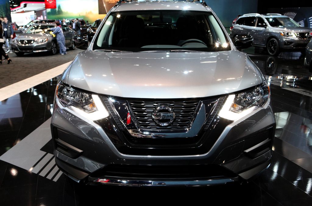 The Nissan Rogue on display at the 109th Annual Chicago Auto Show