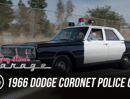 Jay Leno Takes a Classic Police Car Out For a Joyride