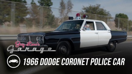 Jay Leno Takes a Classic Police Car Out For a Joyride