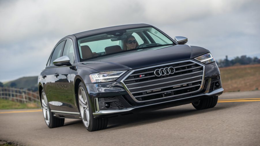 An exterior view of the 2020 Audi S8