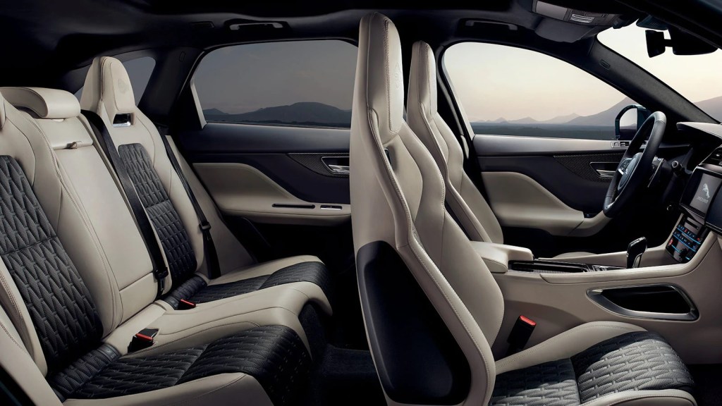 2020 Jaguar F-Pace SVR interior
