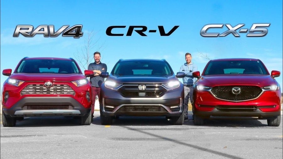 2020 Toyota RAV4 Limited vs 2020 Honda CR-V Touring vs 2020 Mazda CX-5 Signature