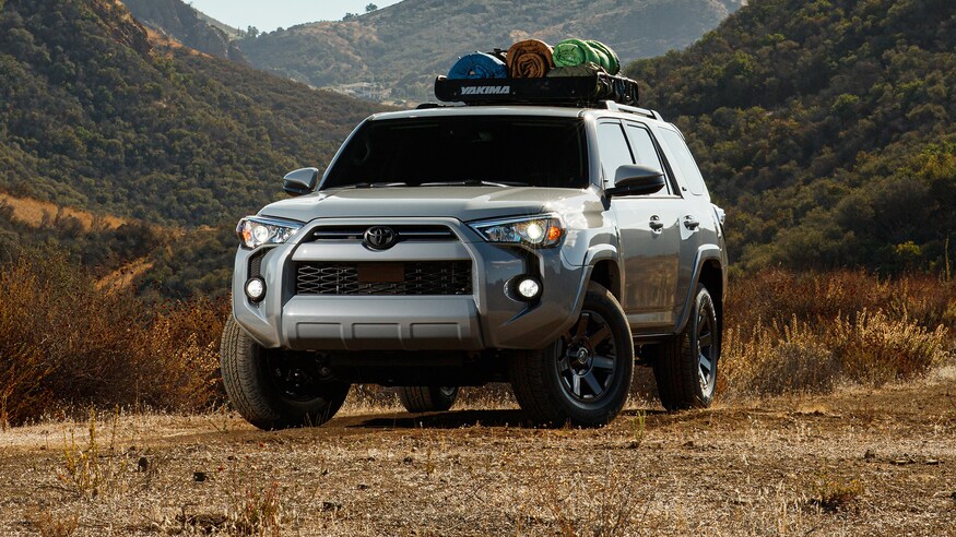 2021-Toyota-4Runner-Trail-Edition parked in gravel